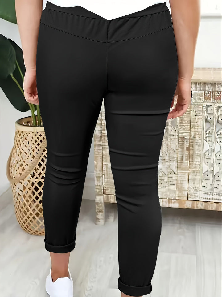 Tansy - Pantalon ajusté stretch à cordon de serrage