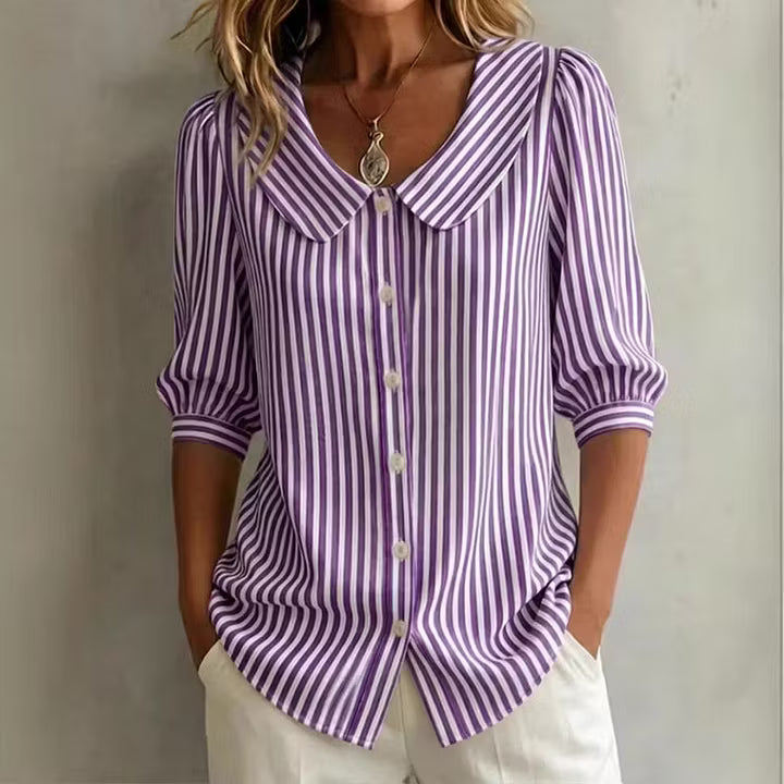 Caitlin - Chemise en lin respirante