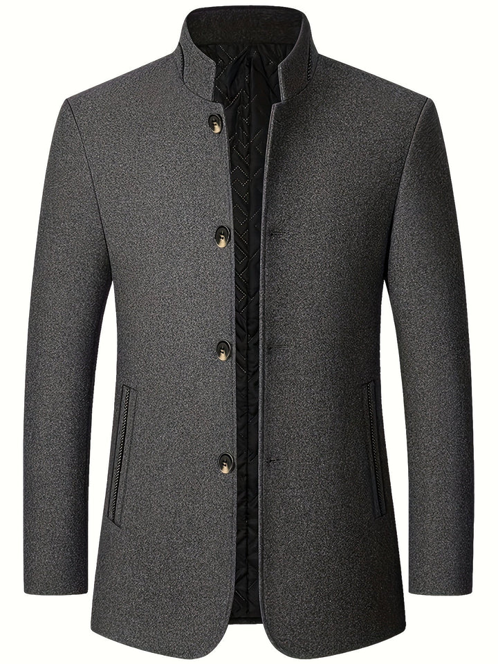Gael - Veste tailleur à col montant
