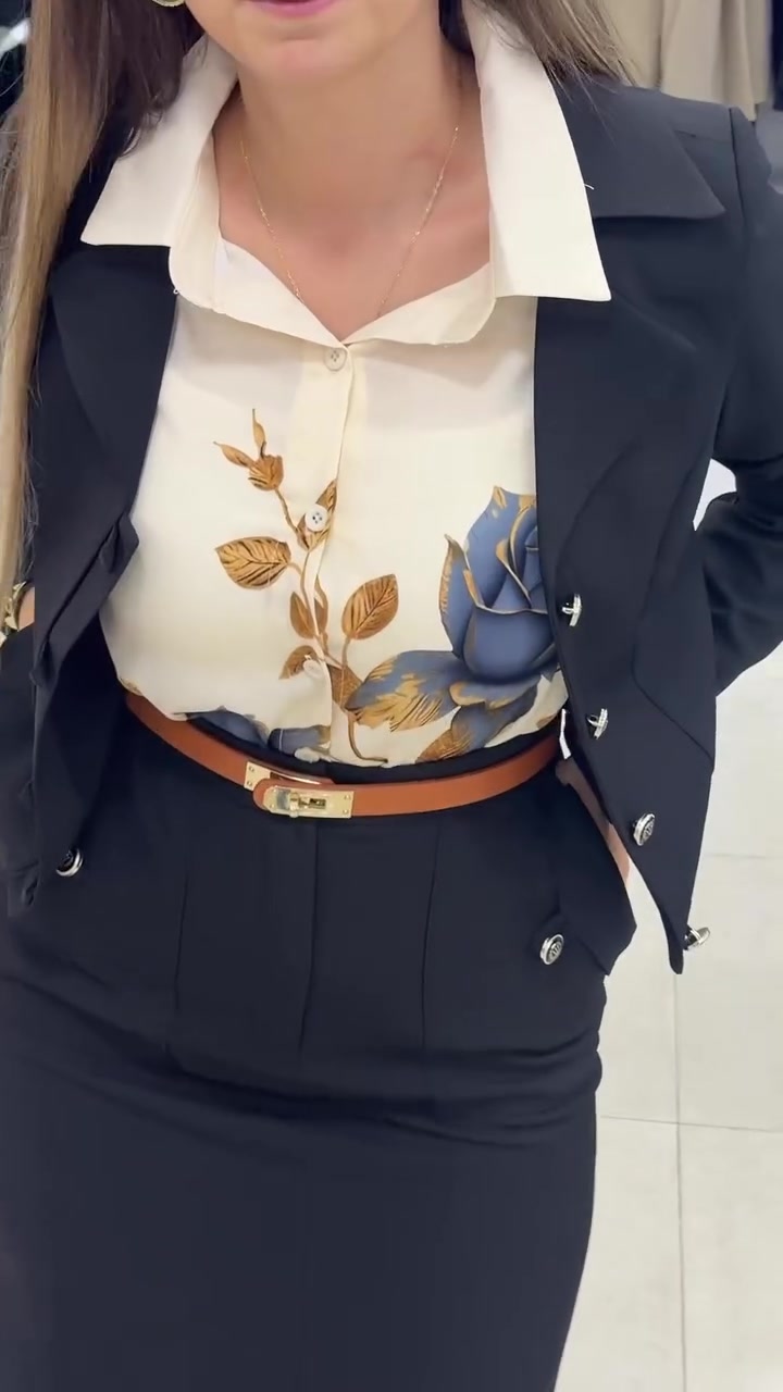 Xavina - Tailleur jupe sur-mesure