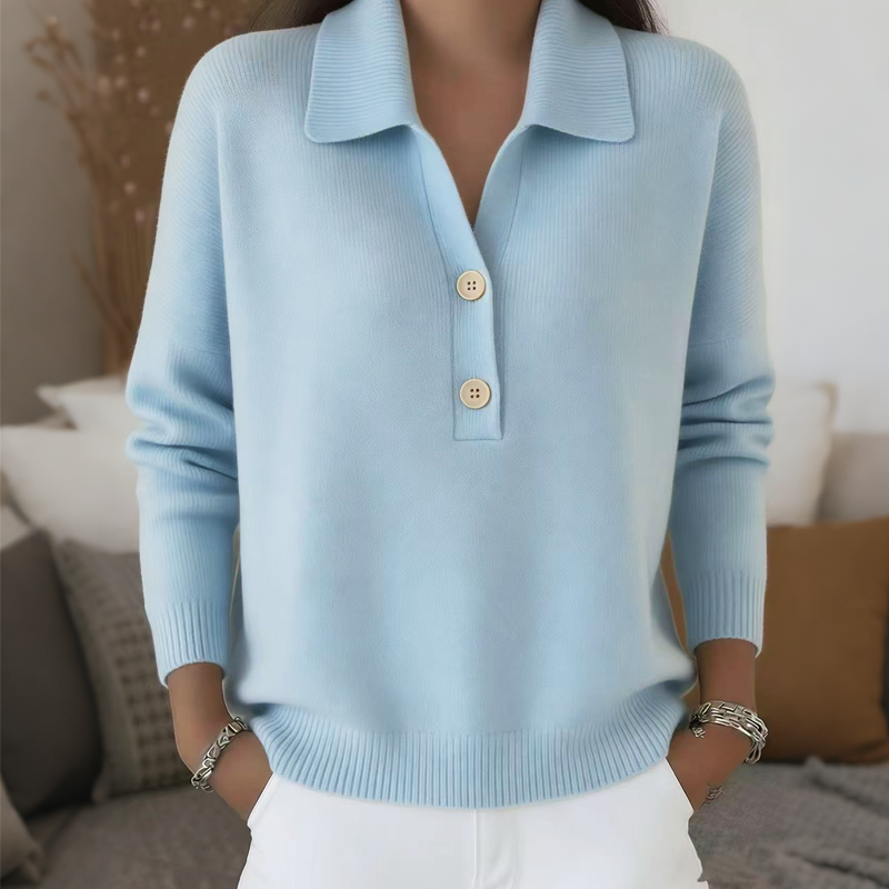 Belisara - Pull col V doux au toucher