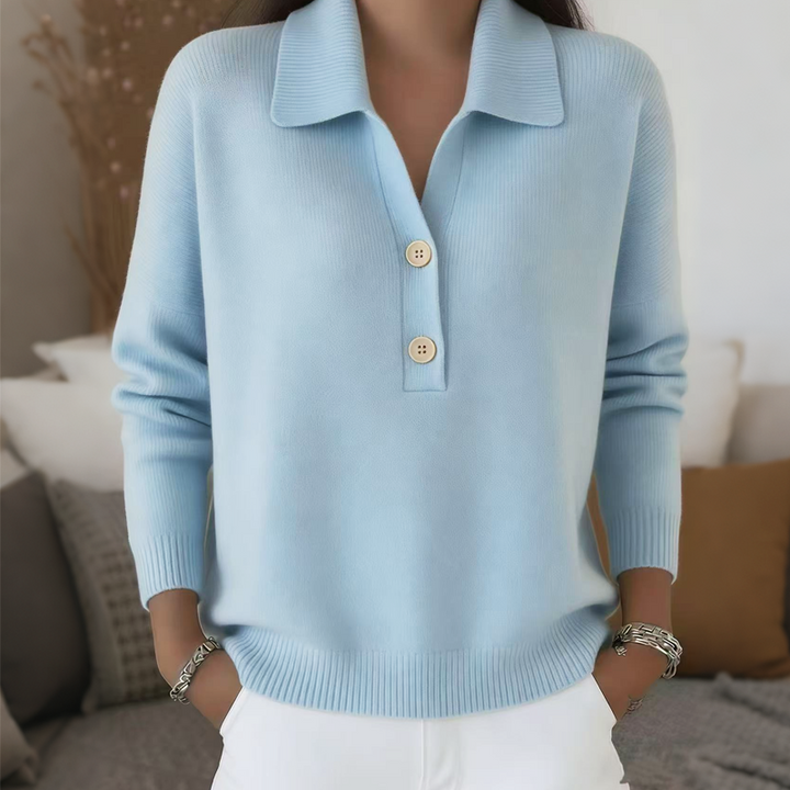 Belisara - Pull col V doux au toucher