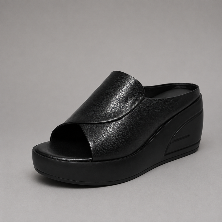 Alcinia - Sandales compensées confortables à enfiler