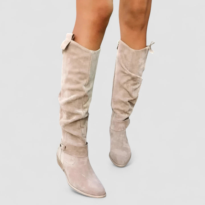Mirellora - Bottes western à chaussant confortable
