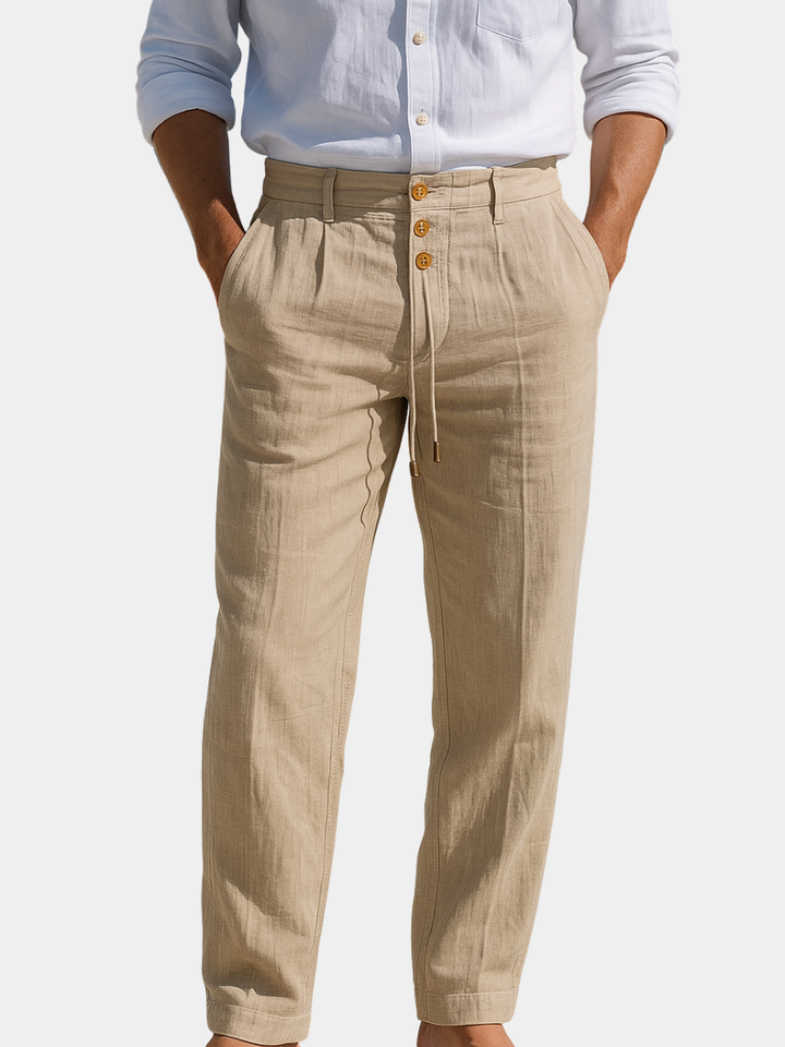Jarven - Pantalon en lin respirant