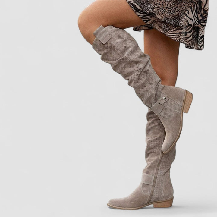Amira - Bottines santiags rembourrées