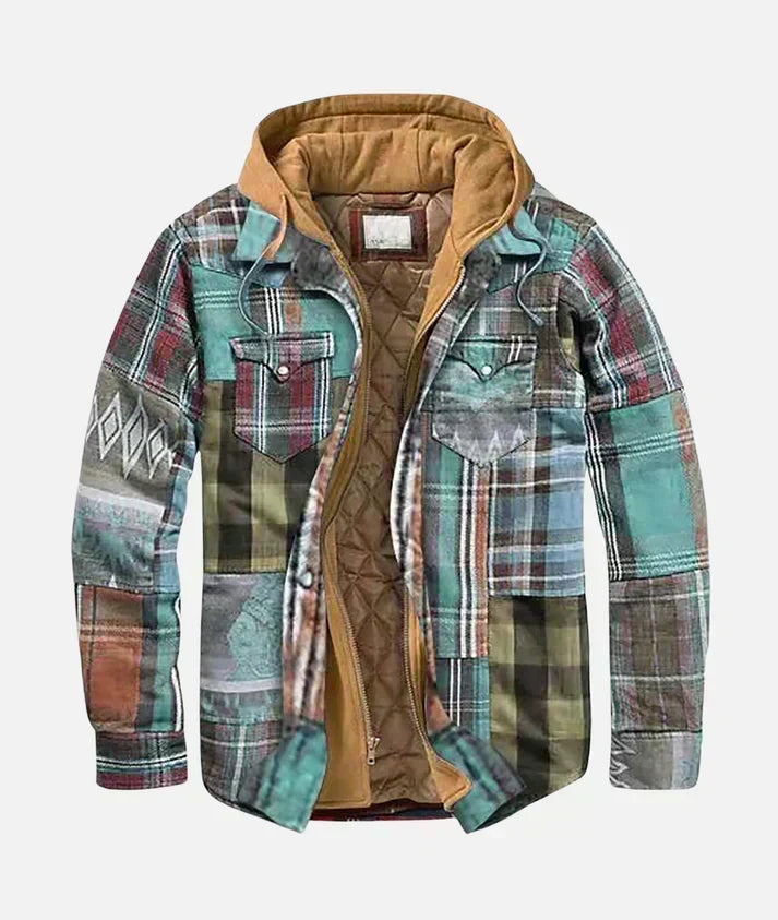 Elvorn - Veste patchwork sur mesure