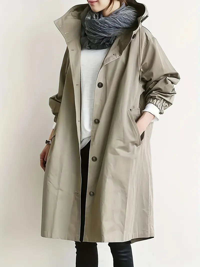Lyonesse - Trench-coat oversize déperlant