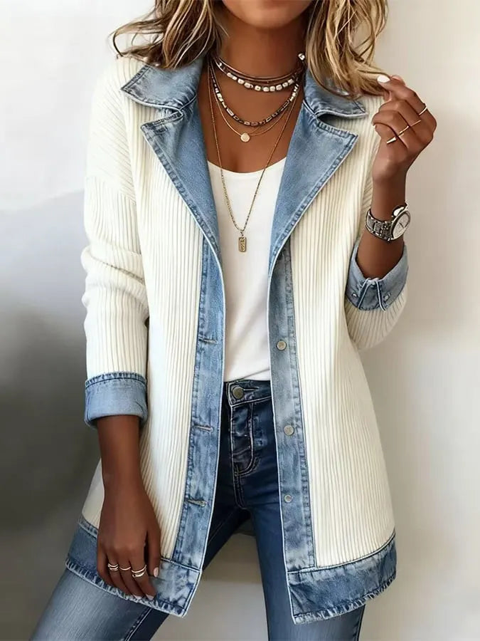 Zyrelle - Cardigan en maille à boutons, coupe décontractée