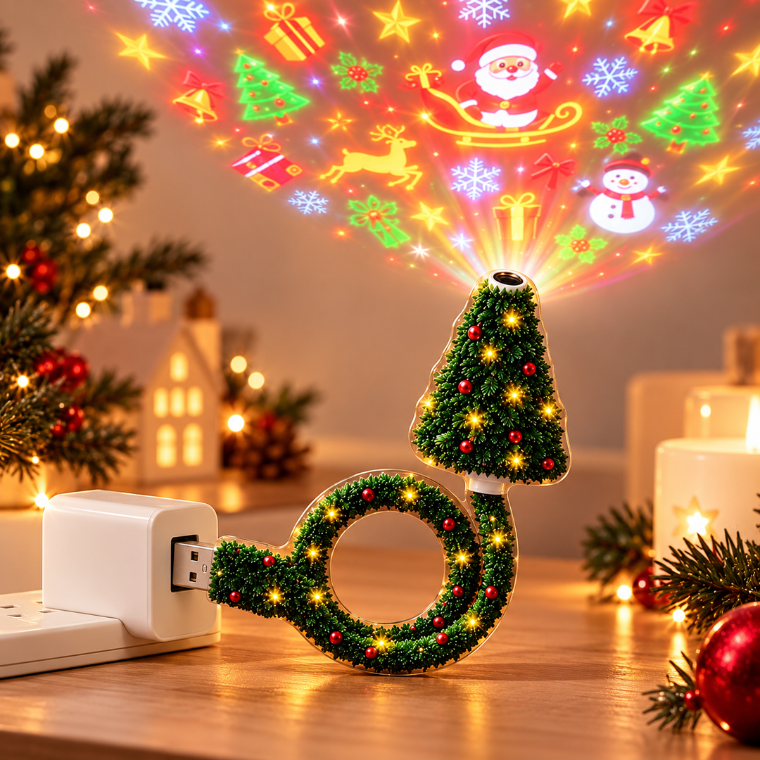 Festelle - Projecteur LED pour arbre de Noël