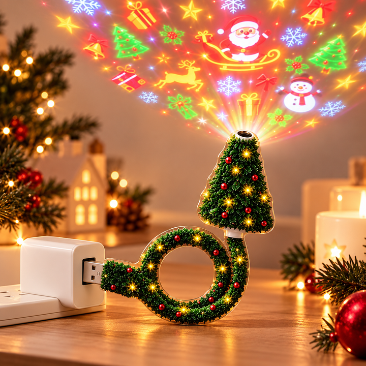 Festelle - Projecteur LED pour arbre de Noël