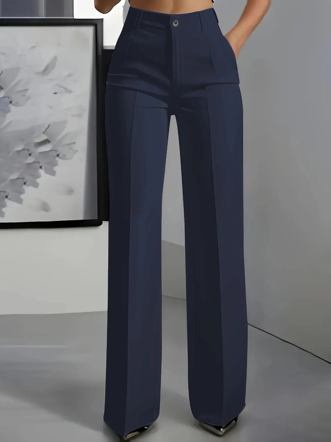 Adorisse - Pantalon taille haute à jambes larges sur-mesure