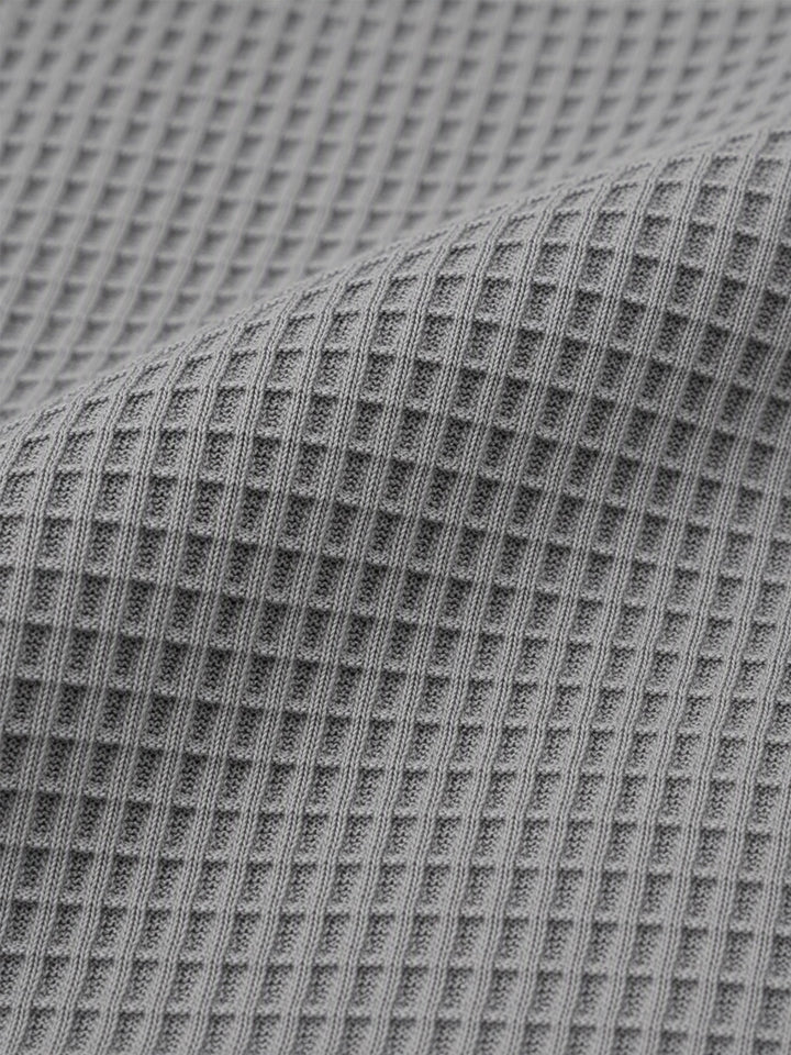 Oswald - T-shirt à manches longues en maille gaufrée