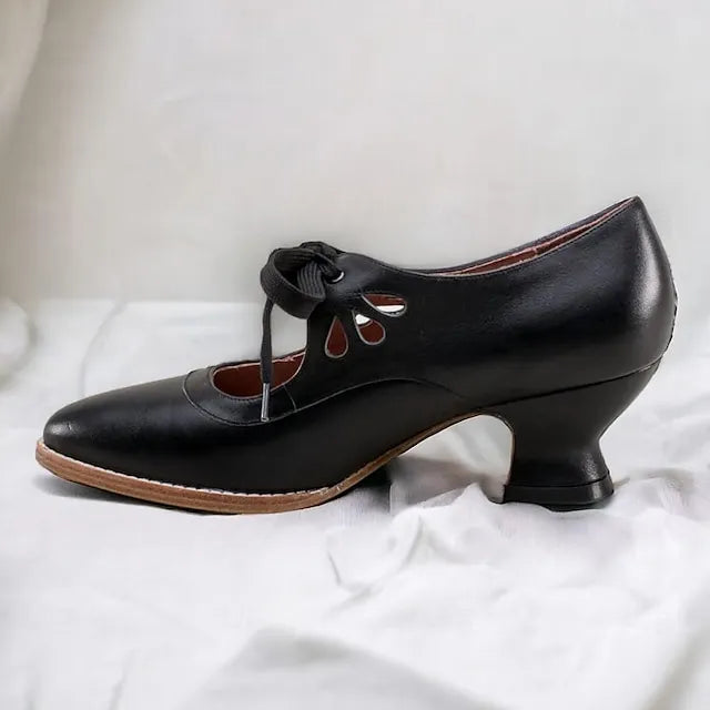 Veralyn - Escarpins à lacets vintage