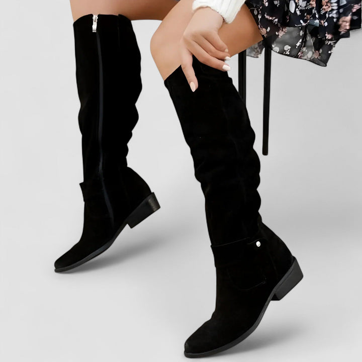 Mirellora - Bottes western à chaussant confortable