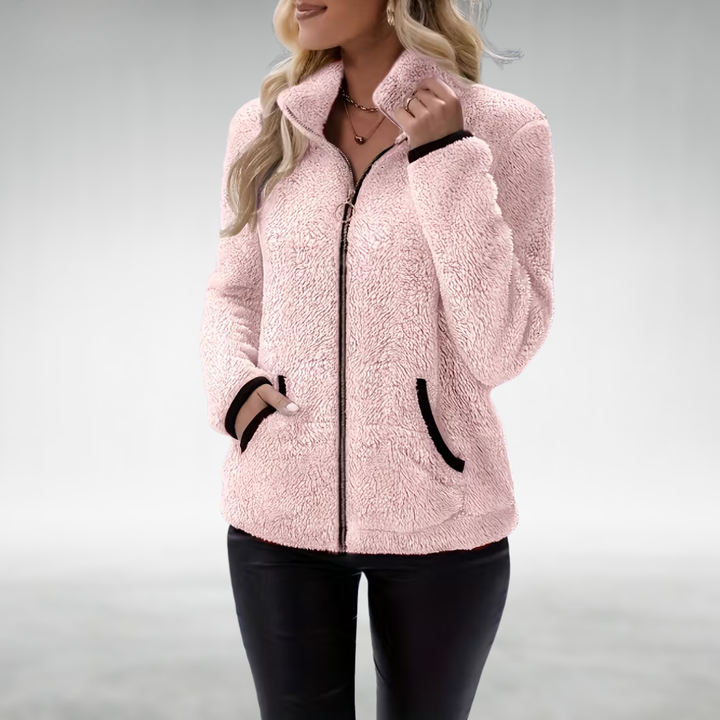 Zafrielle - Veste zippée au toucher doux