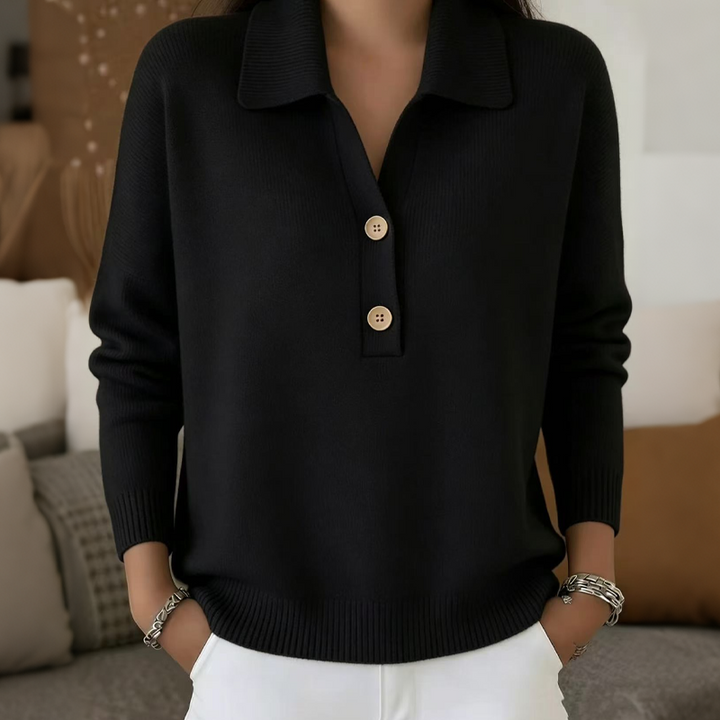 Belisara - Pull col V doux au toucher