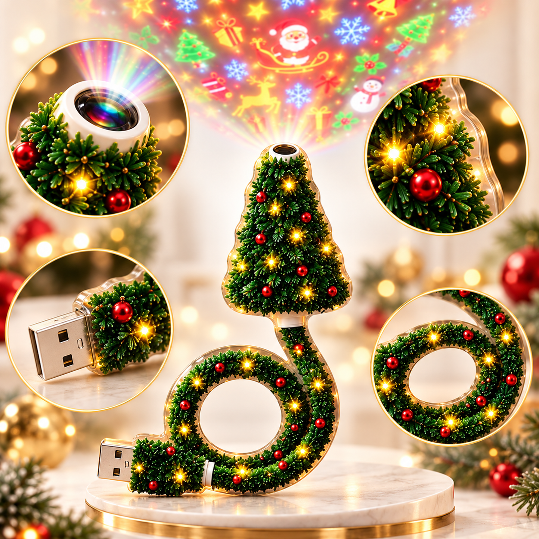 Festelle - Projecteur LED pour arbre de Noël
