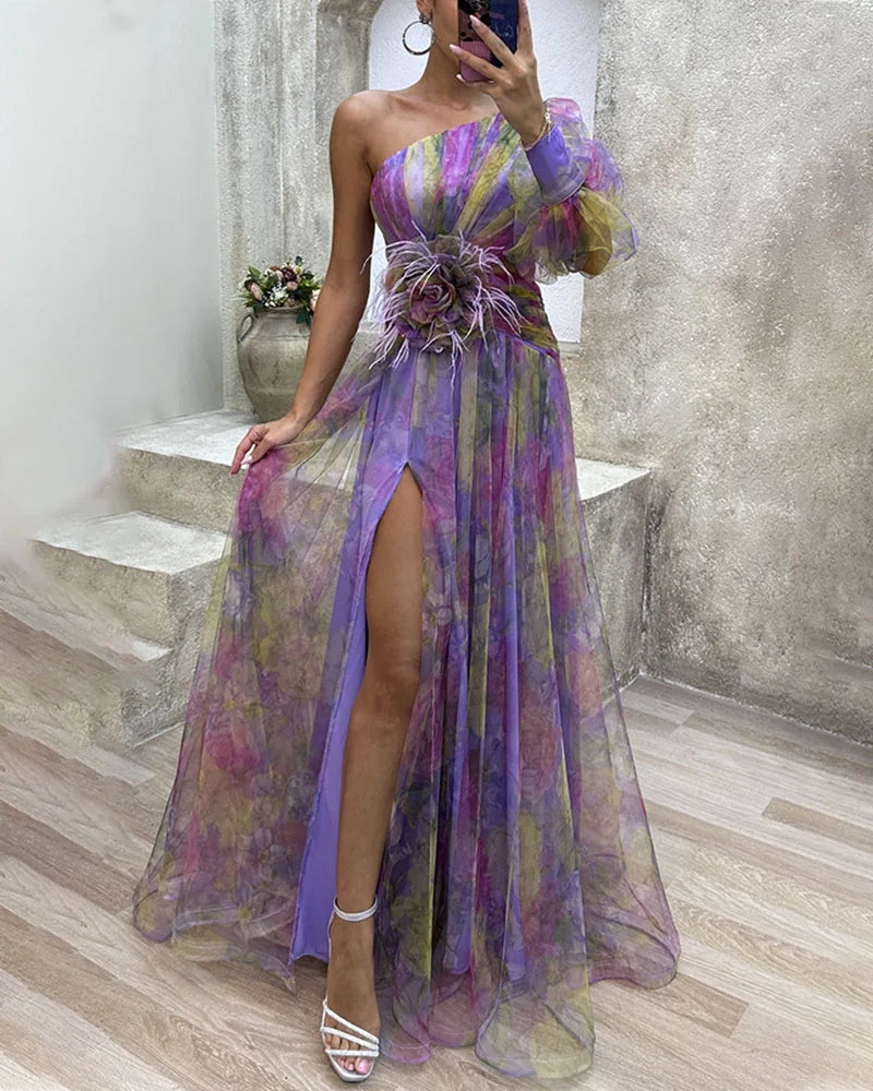 Mila - Robe à manches longues, douce au toucher