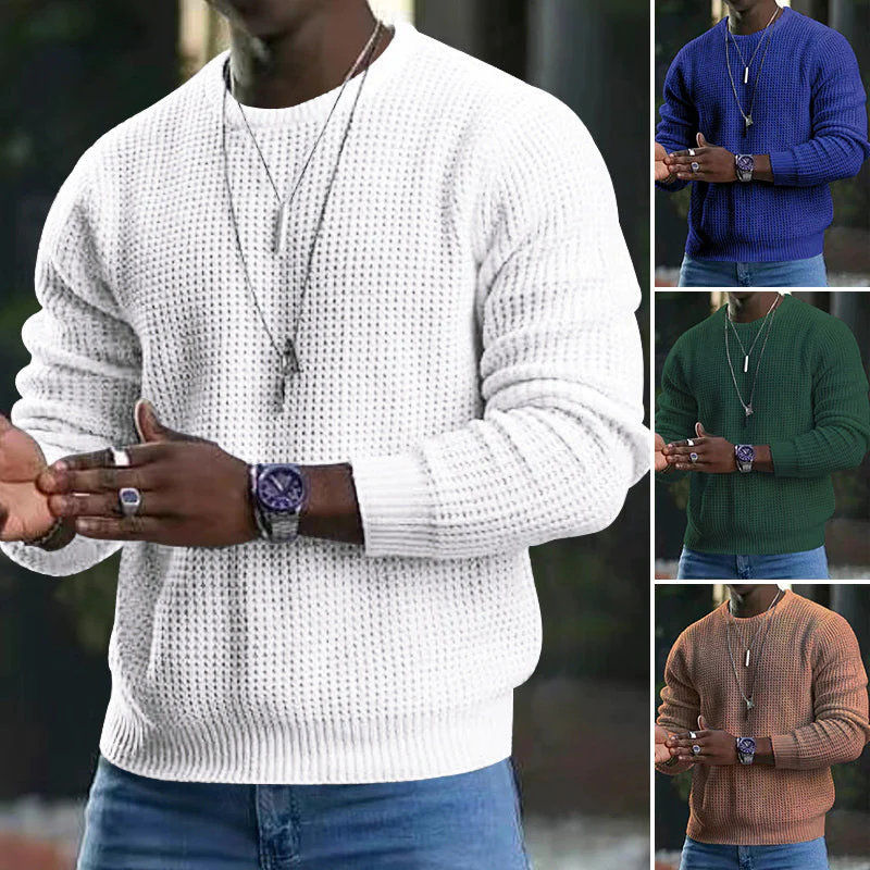 Beorn - Pull en maille texturée à col rond