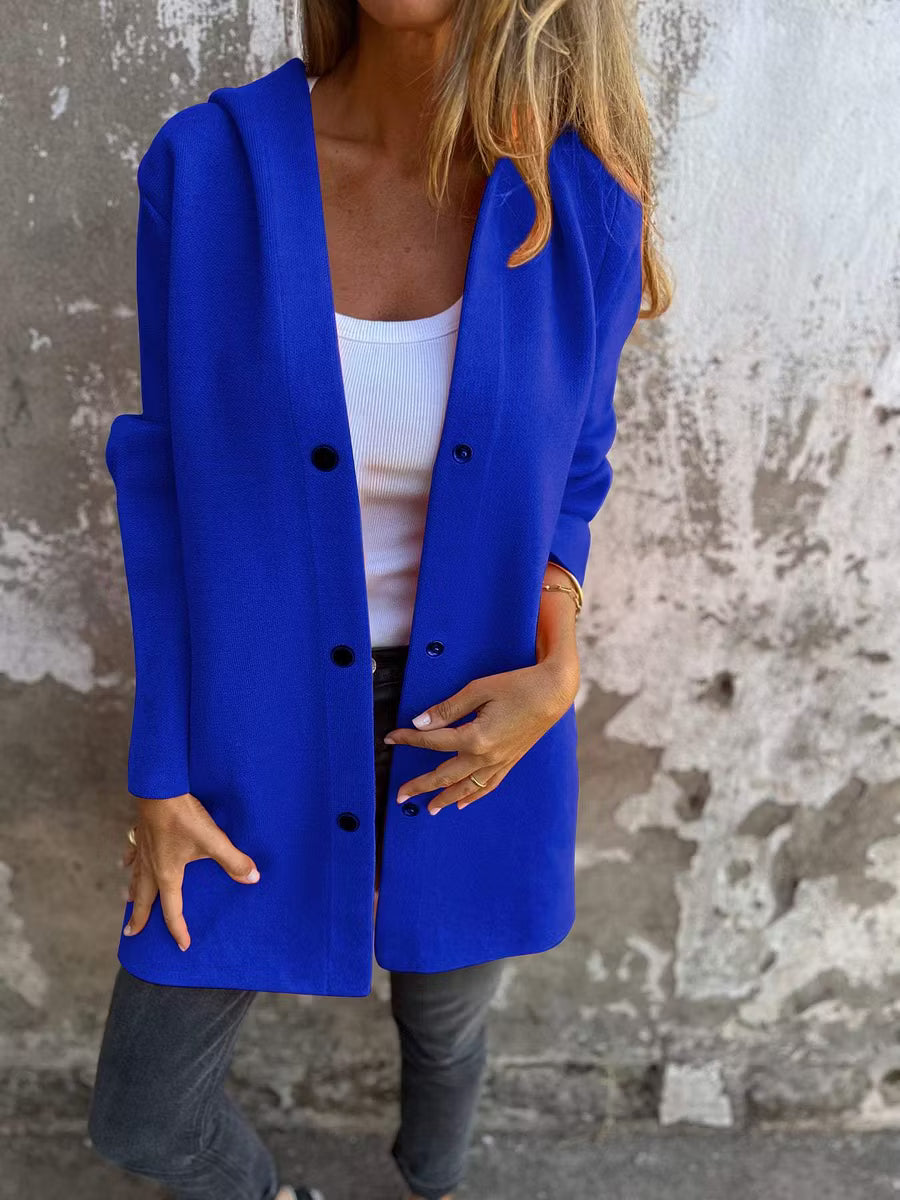 Aloura - Veste à capuche boutonnée, coupe décontractée