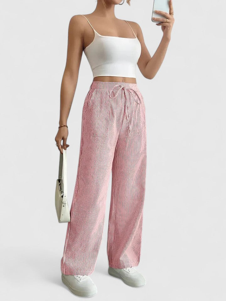 Chelsea - Pantalon à taille coulissée au toucher doux