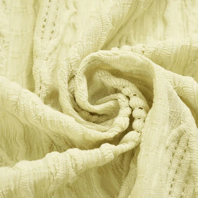 Delienne - Cardigan en maille ajourée au toucher doux