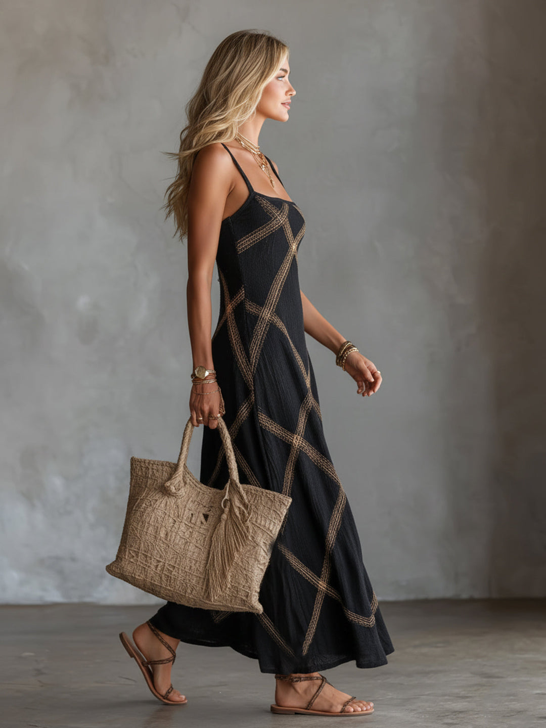 Ardelia - Robe longue au toucher doux
