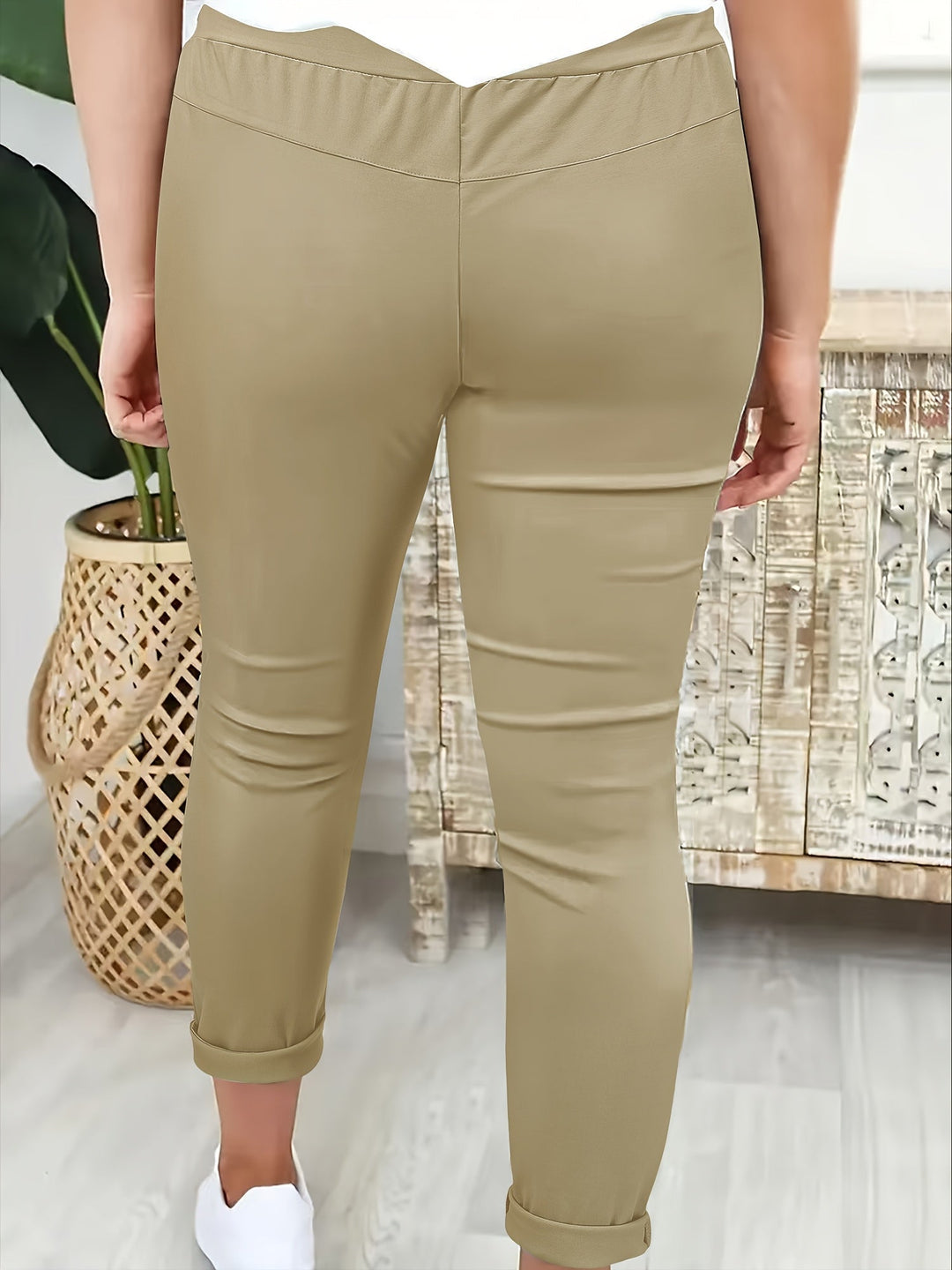 Tansy - Pantalon ajusté stretch à cordon de serrage