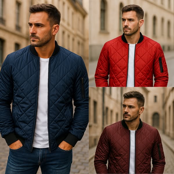 Tanner - Blouson bomber matelassé