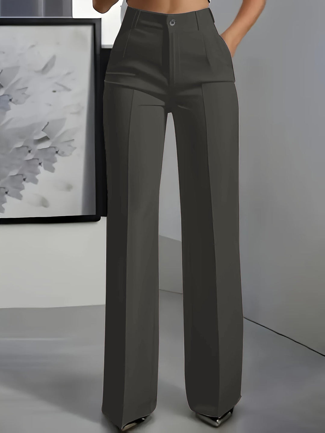 Adorisse - Pantalon taille haute à jambes larges sur-mesure