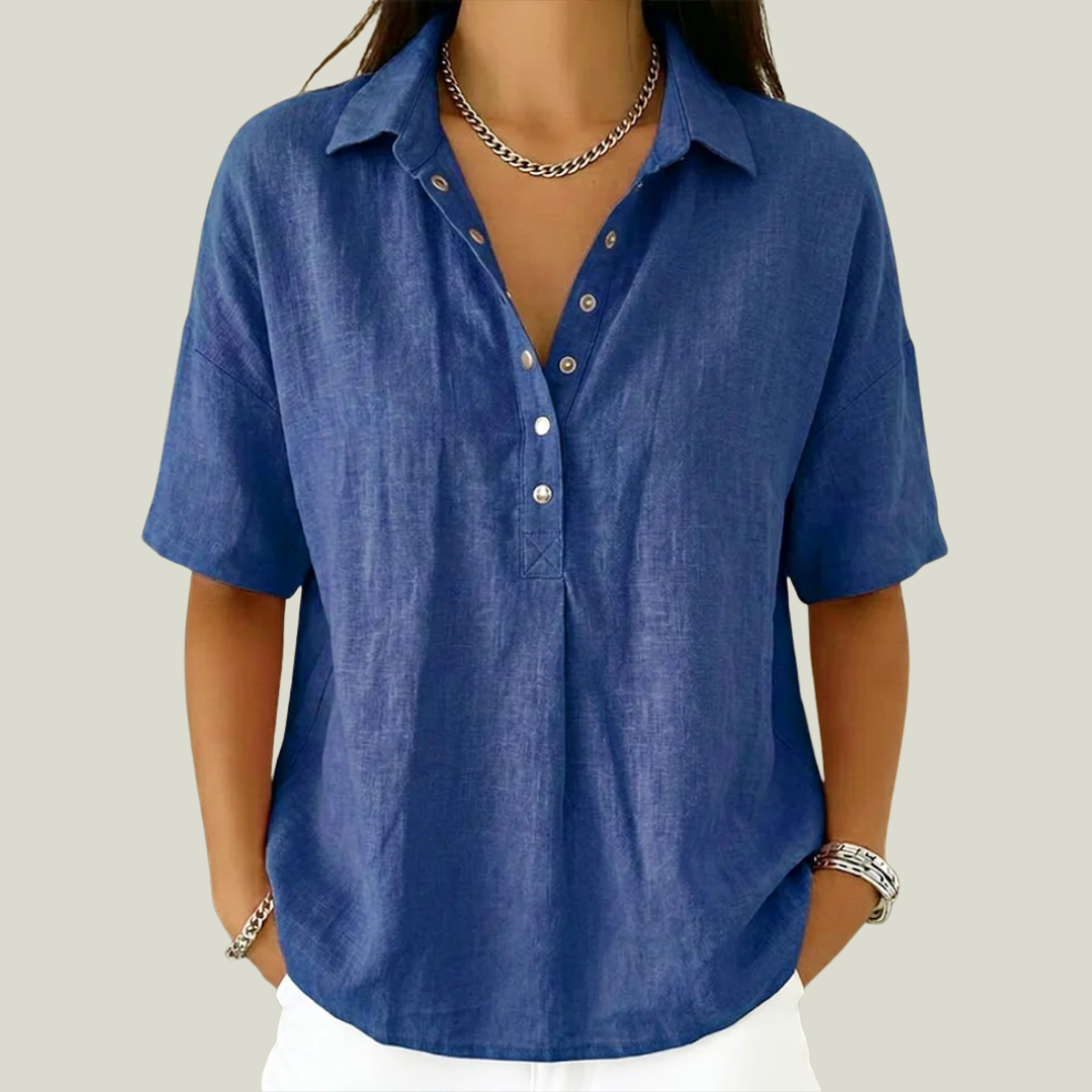 Nina - Blouse à col souple