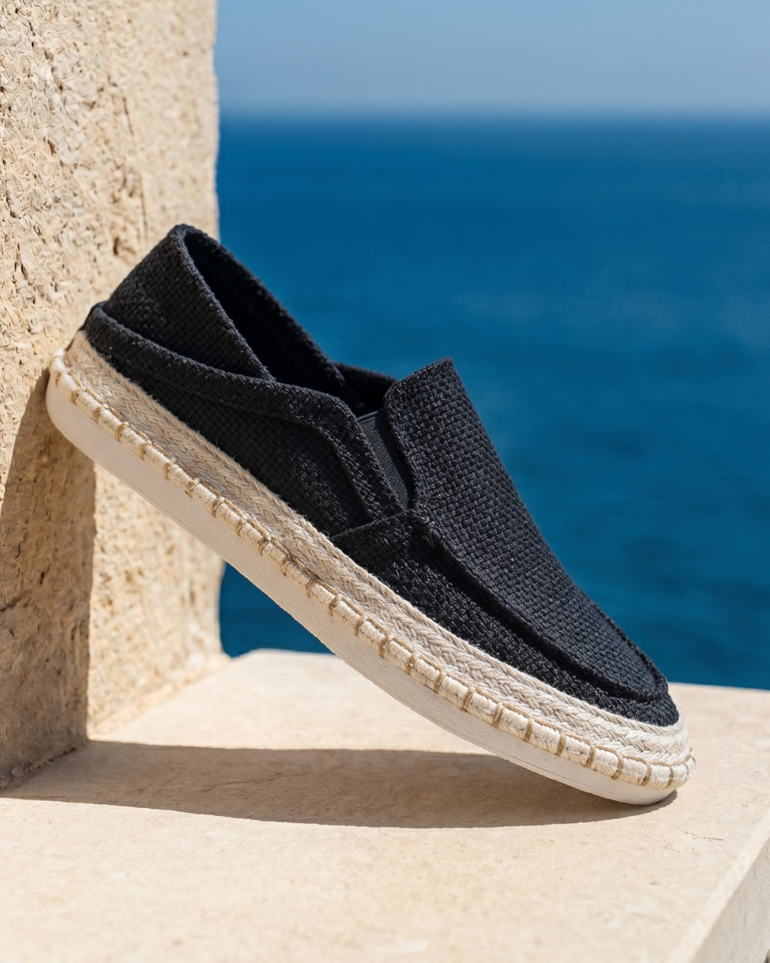 Falkner - Espadrilles à enfiler texturées