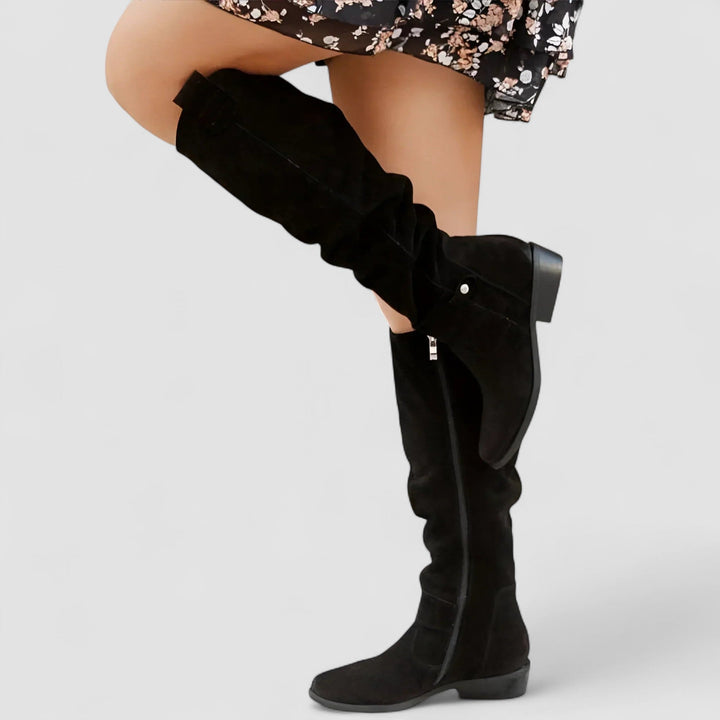 Mirellora - Bottes western à chaussant confortable