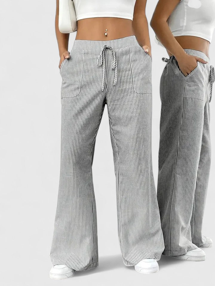 Chelsea - Pantalon à taille coulissée au toucher doux