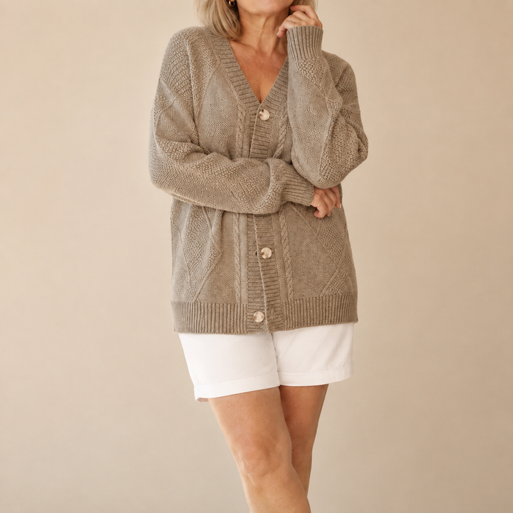 Halcyon - Cardigan en maille boutonné au toucher doux