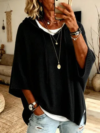 Celandria - Sweat à capuche oversize au toucher doux