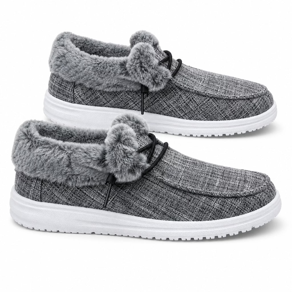Aviva - Chaussures à enfiler doublées en peluche