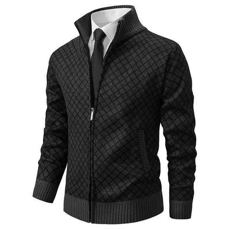 Aris - Cardigan zippé à motifs