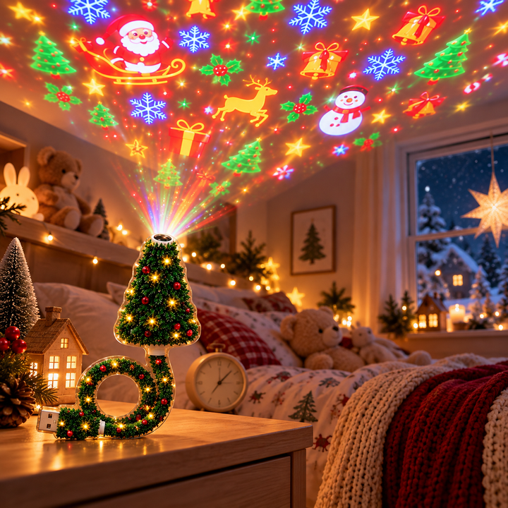 Festelle - Projecteur LED pour arbre de Noël