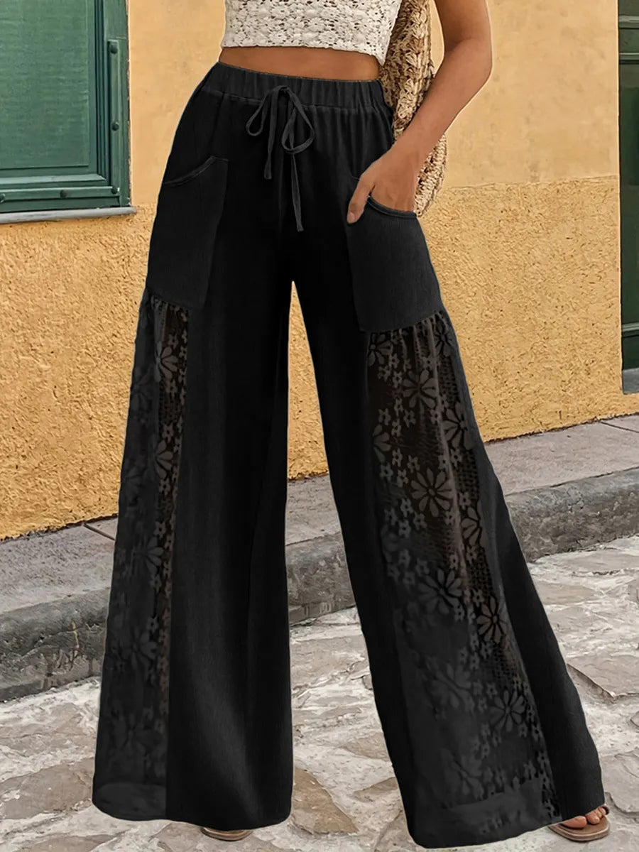 Carlotta - Pantalon en dentelle léger