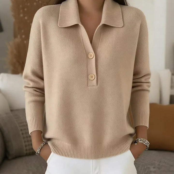 Belisara - Pull col V doux au toucher