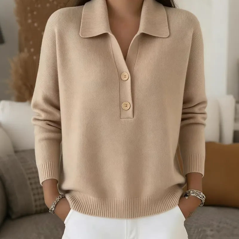 Marcellisse - Pull col V doux au toucher
