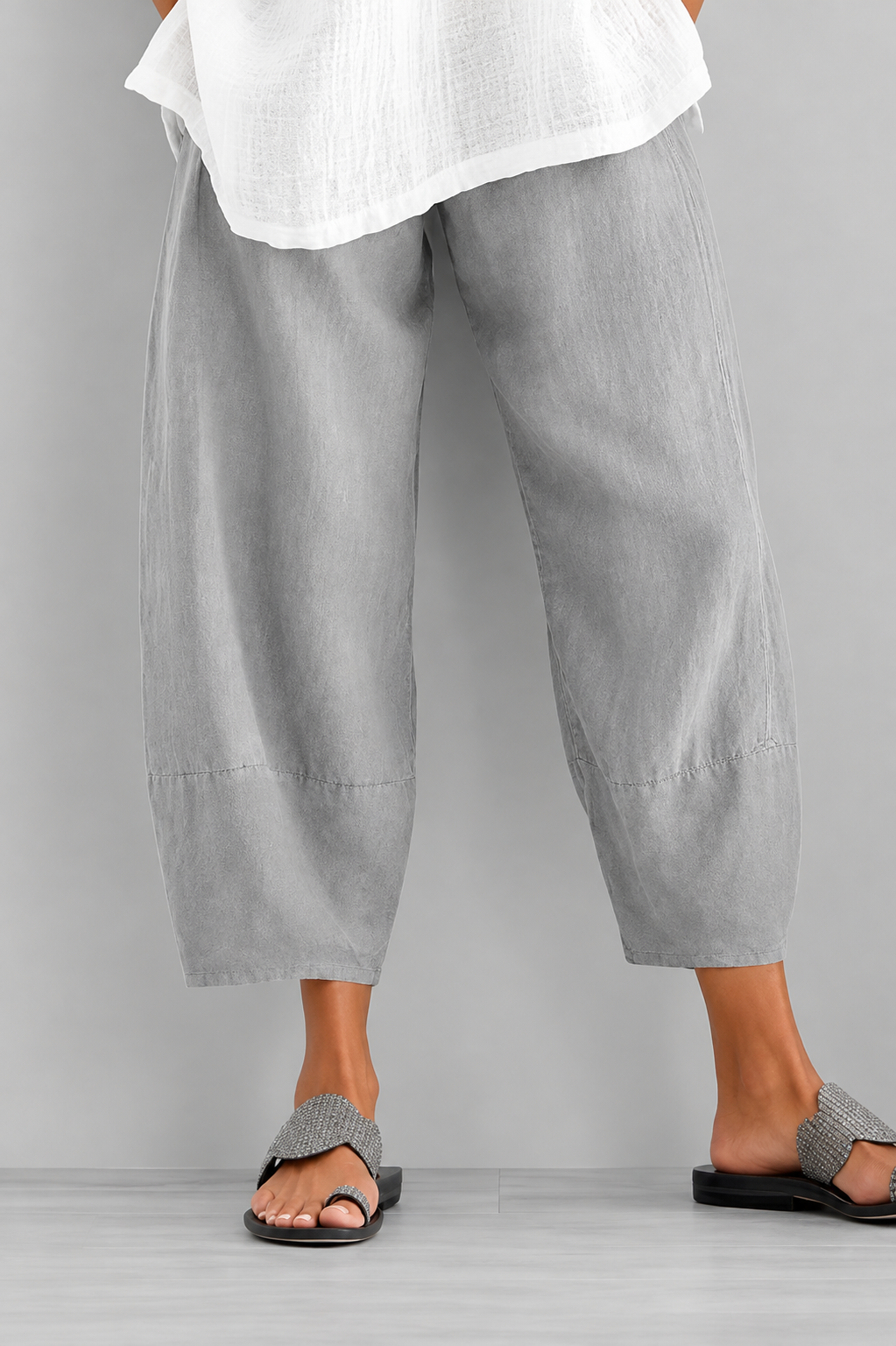 Eulorine - Pantalon large au toucher doux