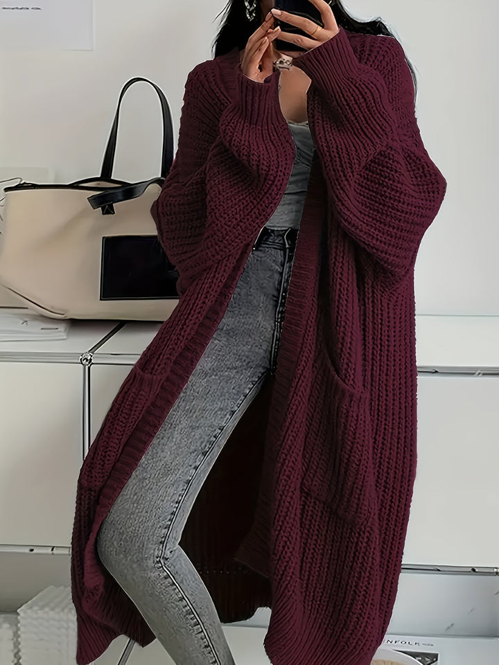 Rosalienne - Cardigan long doux au toucher