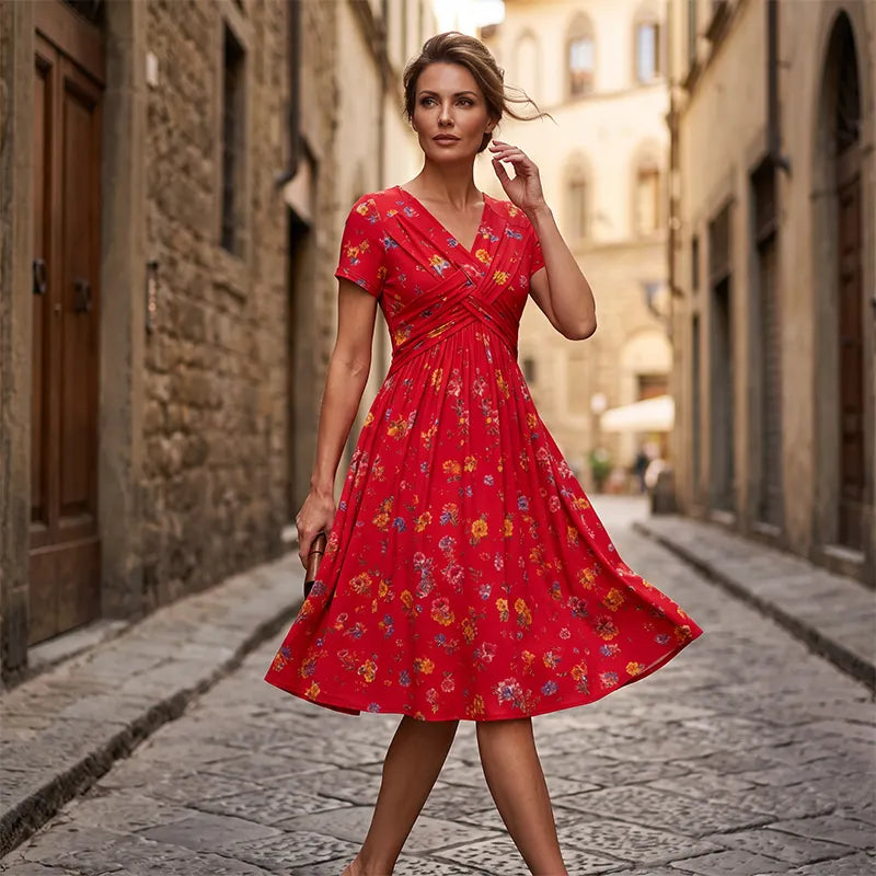 Vivica - Robe midi haut de gamme