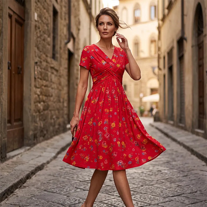 Vivica - Robe midi haut de gamme