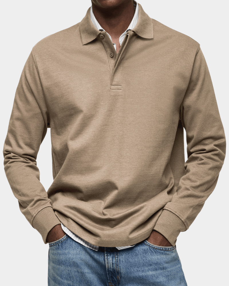 Taevan - Polo en maille texturée