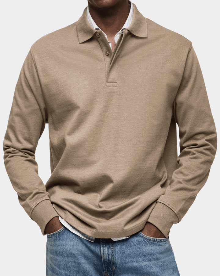 Taevan - Polo en maille texturée