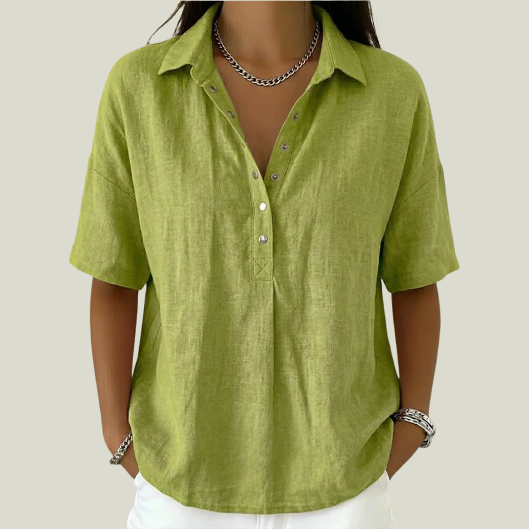 Nina - Blouse à col souple